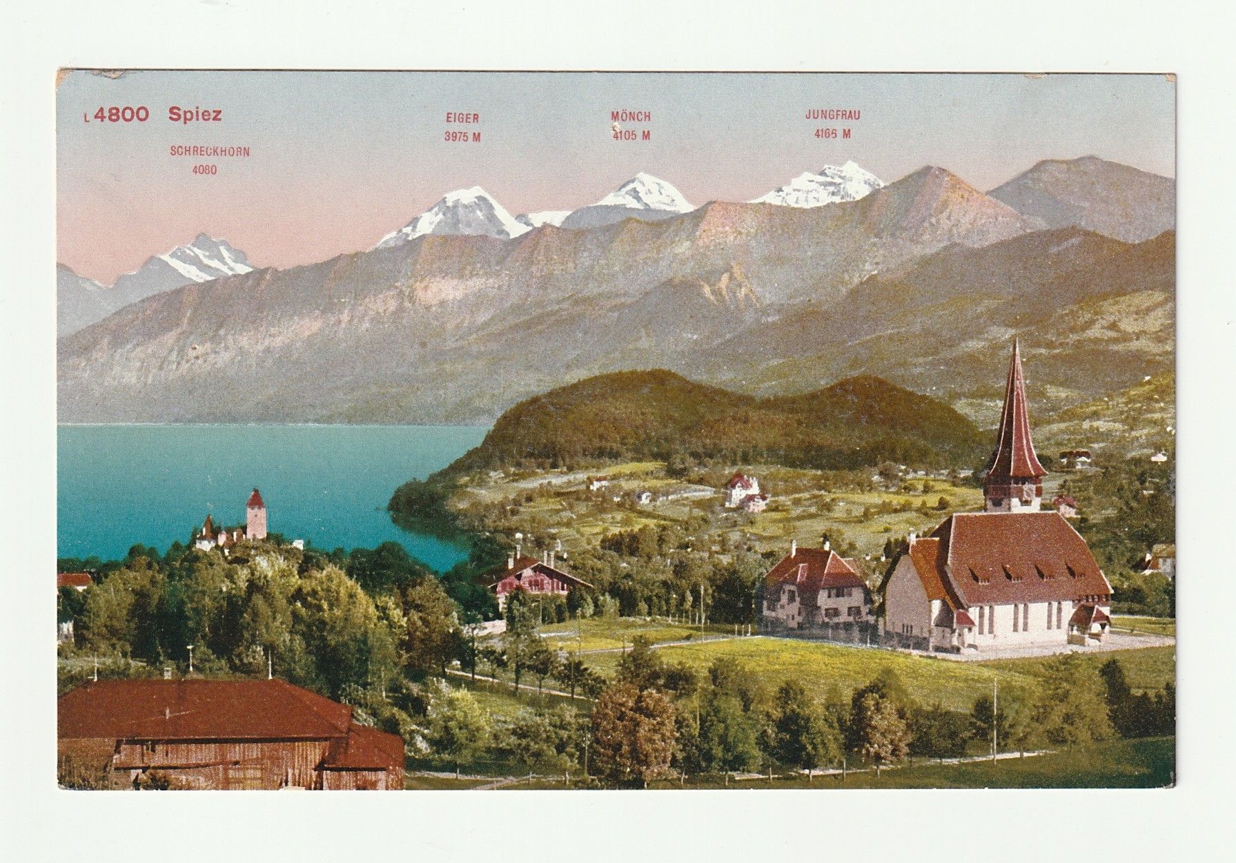 Ansichtskarten: Ansichtskarte Spiez am Thunersee, Bern – Neu (gemäss Beschreibung) aus St. Gallen von Ricardo_Deals