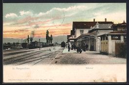 St. Margrethen, Gleispartie im Bahnhof