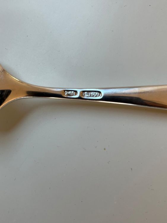 Robbe & Berking Cucchiai: 6 cuillères Gourmets  Dante 18 cm de Robbe & Berking – Usato da Genève venduto da pao_8srw 2