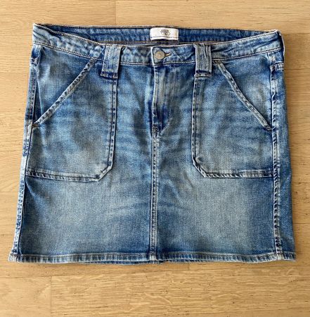 LE TEMPS DES CERISES Minijupe jean bleu clair W32