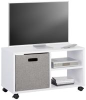 -70% TV Möbel mit Rollen stabil kompakt weiss - Top-Zustand!