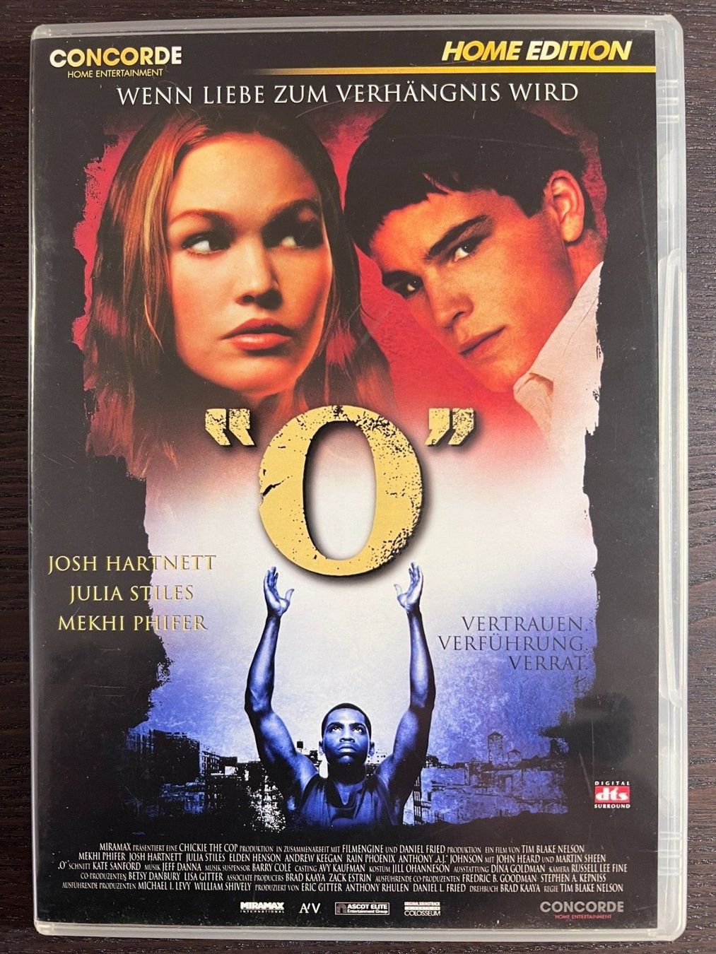 Tutti i DVDs: "O" - Wenn Liebe zum Verhängnis wird – Usato da Zürich venduto da FilmFreunde