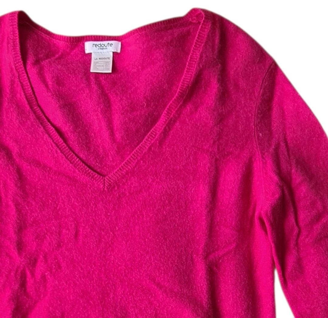 La Redoute Maglioni & Felpe: Pull 100 % Cachemire La Redoute - Fuchsia - Taille 40 – Usato da Renens VD venduto da del_t2kx 1