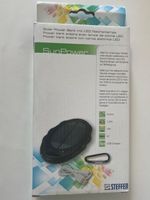 Solar Power Bank mit LED-Taschenlampe NEU