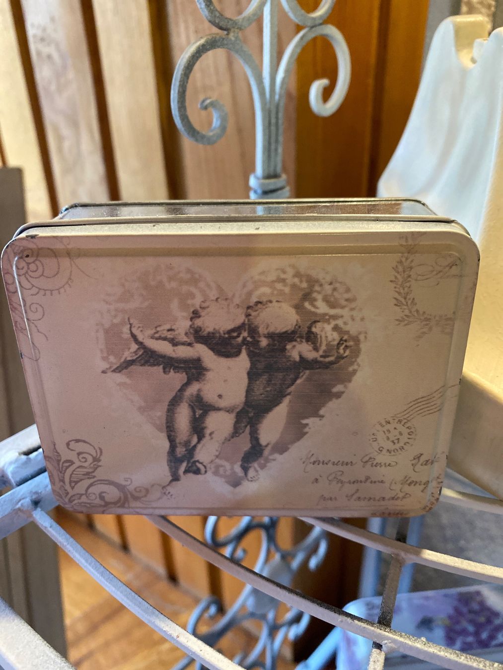 Alle Dekorationen: BLECHDOSE-ENGEL-VINTAGE – Neu und originalverpackt aus Meienried von ManuelaBoutique 1