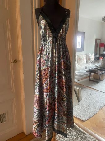 Gorgeous black maxi summer dress one size S - XL