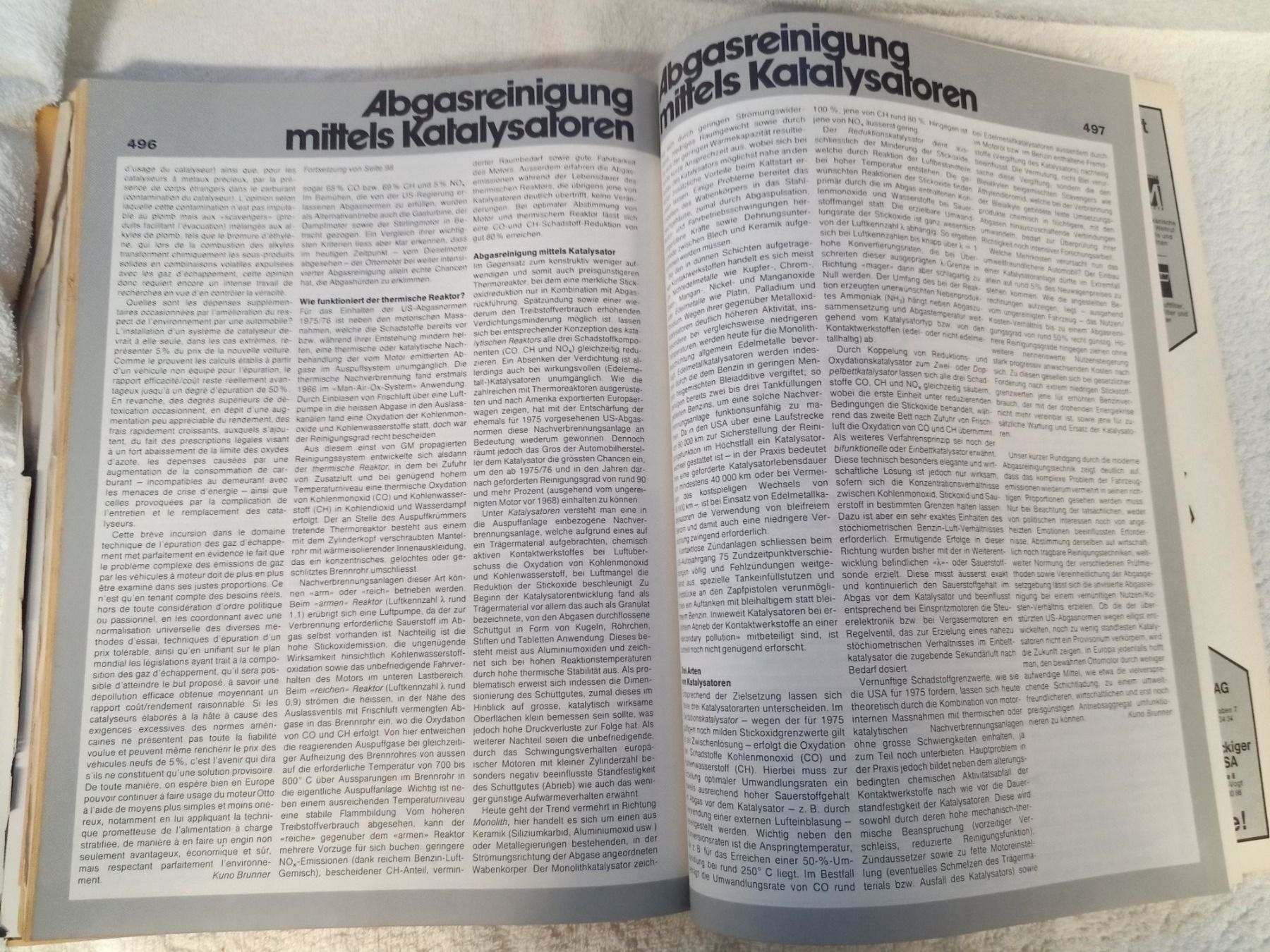Riviste & Magazine: Automobil Revue 1975 – Usato da Oberegg venduto da A-Z.Handel.Loehrer 3