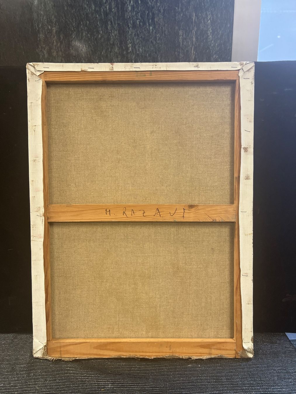 Gemälde: HUILE SUR TOILE SIGNÉE AU DOS – Gebraucht aus Genève von Qanil77 4