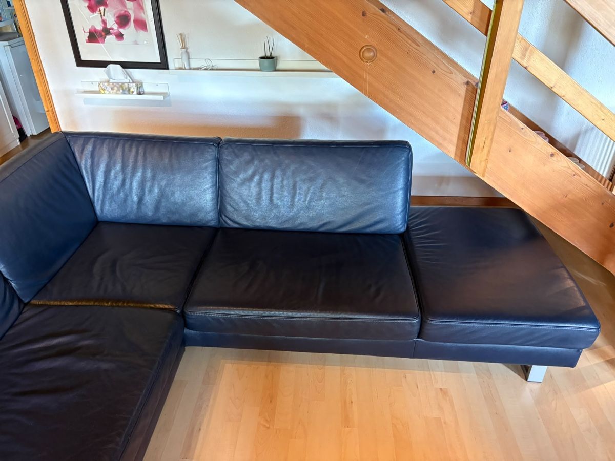 Sofas: Sofa Leder dunkelblau  – Gebraucht aus Kölliken von Michi180 2