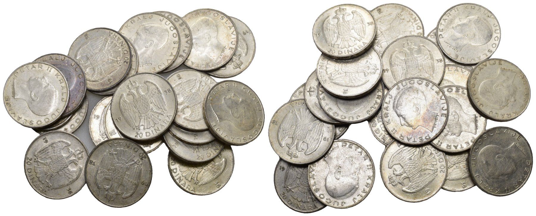 Alle Münzen: Serbien Lot Silber – Gebraucht aus Bern von numismatictops
