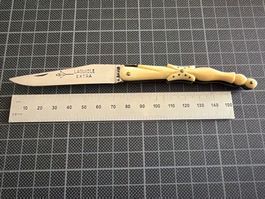 Couteau Laguiole G. David Extra manche os gravé