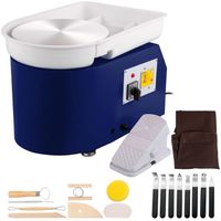 Töpferscheibe 450W 28cm, elektrisch, mit Pedal & Becke