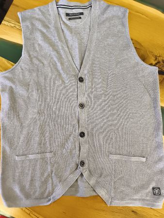 Marc O'Polo Strickweste Herren Grau – Top Zustand!(A15)