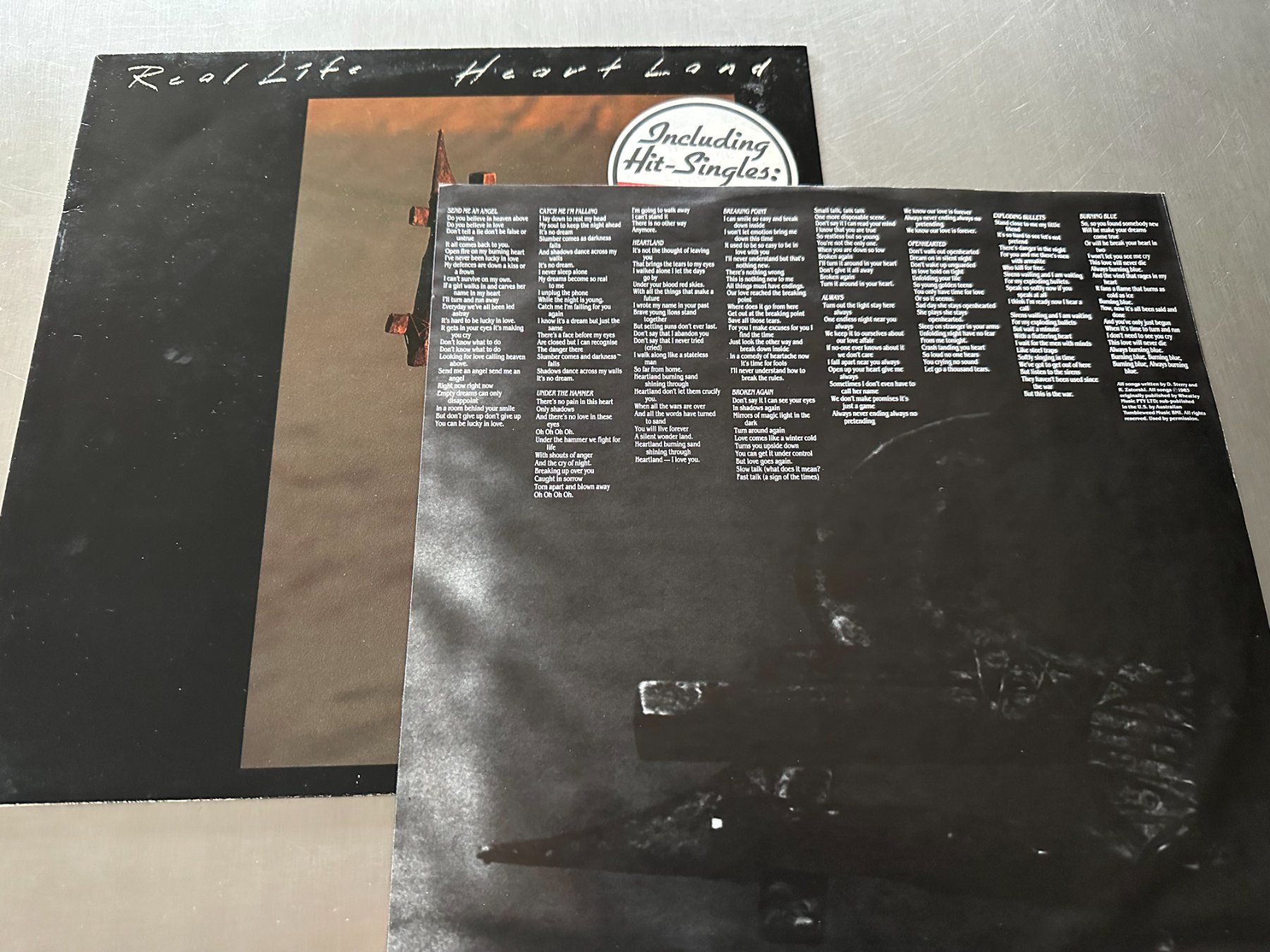 Dischi in vinile: REAL LIFE LP HEART LAND – Usato da Sion venduto da jaipur1401 4