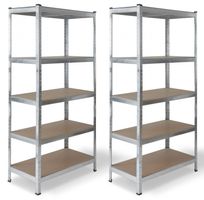 Steckregal im 2er Set (90 x 40 x 180 cm) - Gratis Versand