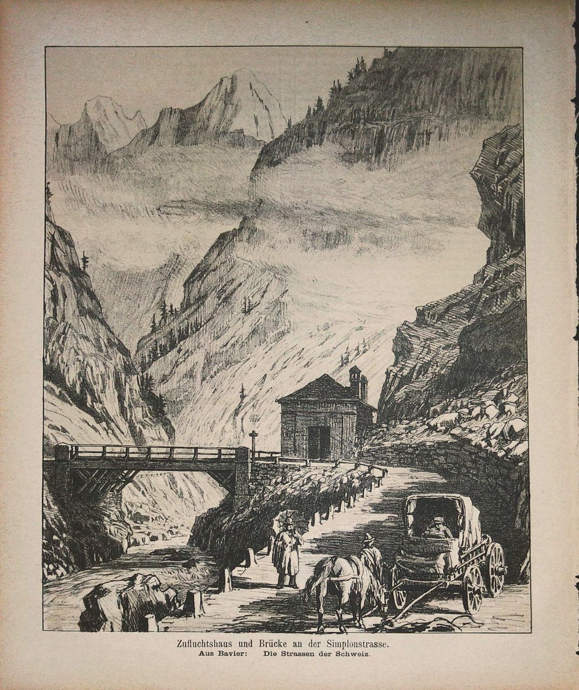 Stiche: Simplon Tonlithographie – Gebraucht aus Rafz von Helvet32