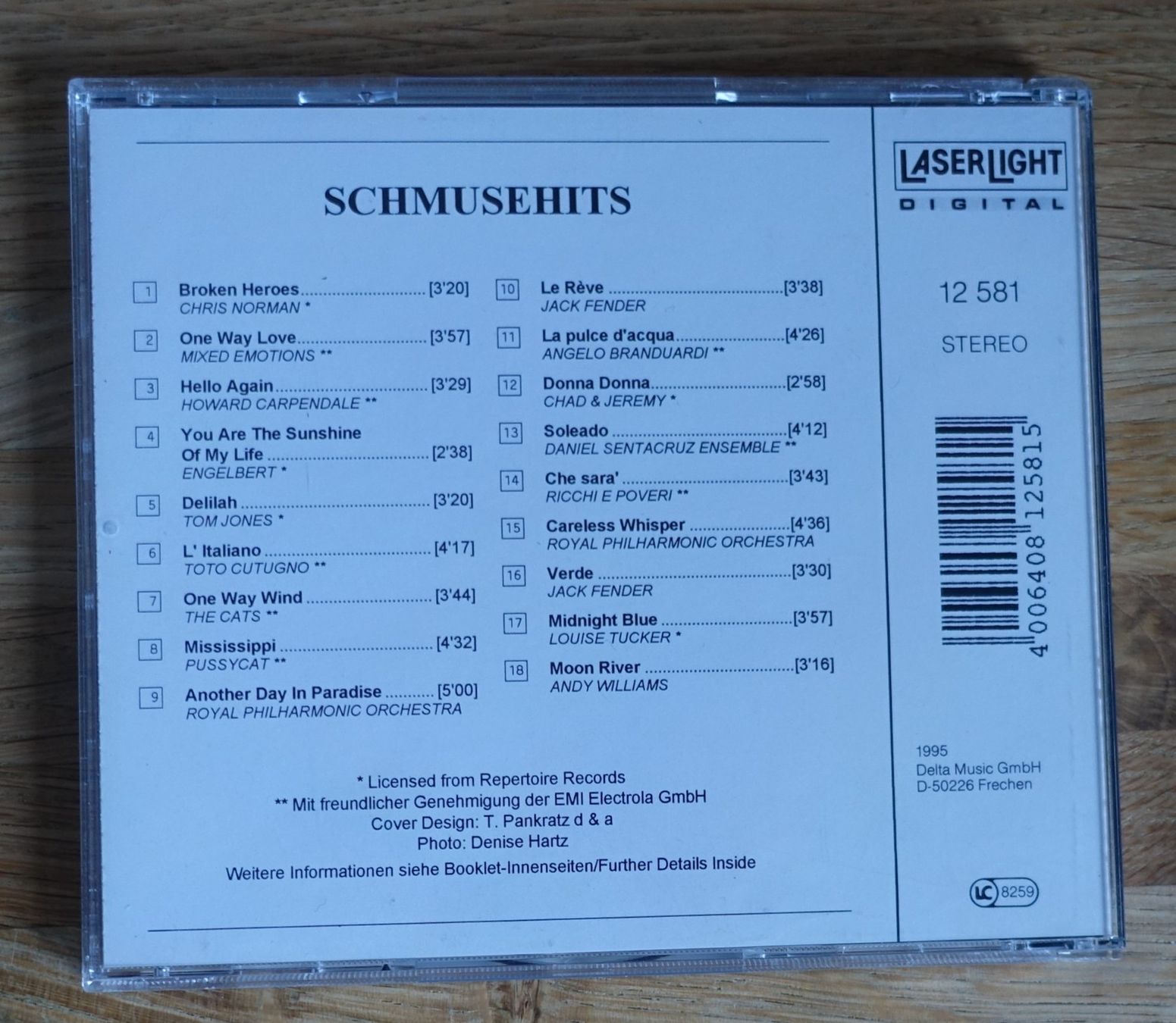 CD: Schmusehits - Original Superhits - F35 – Usato da Sessa venduto da fraenklishop 1