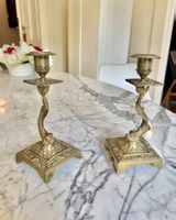 Paire de   Bougeoirs en Bronze