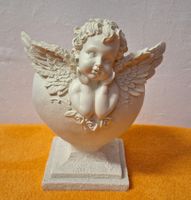 Neu: Engel mit Herz - Gefäss Polyresin