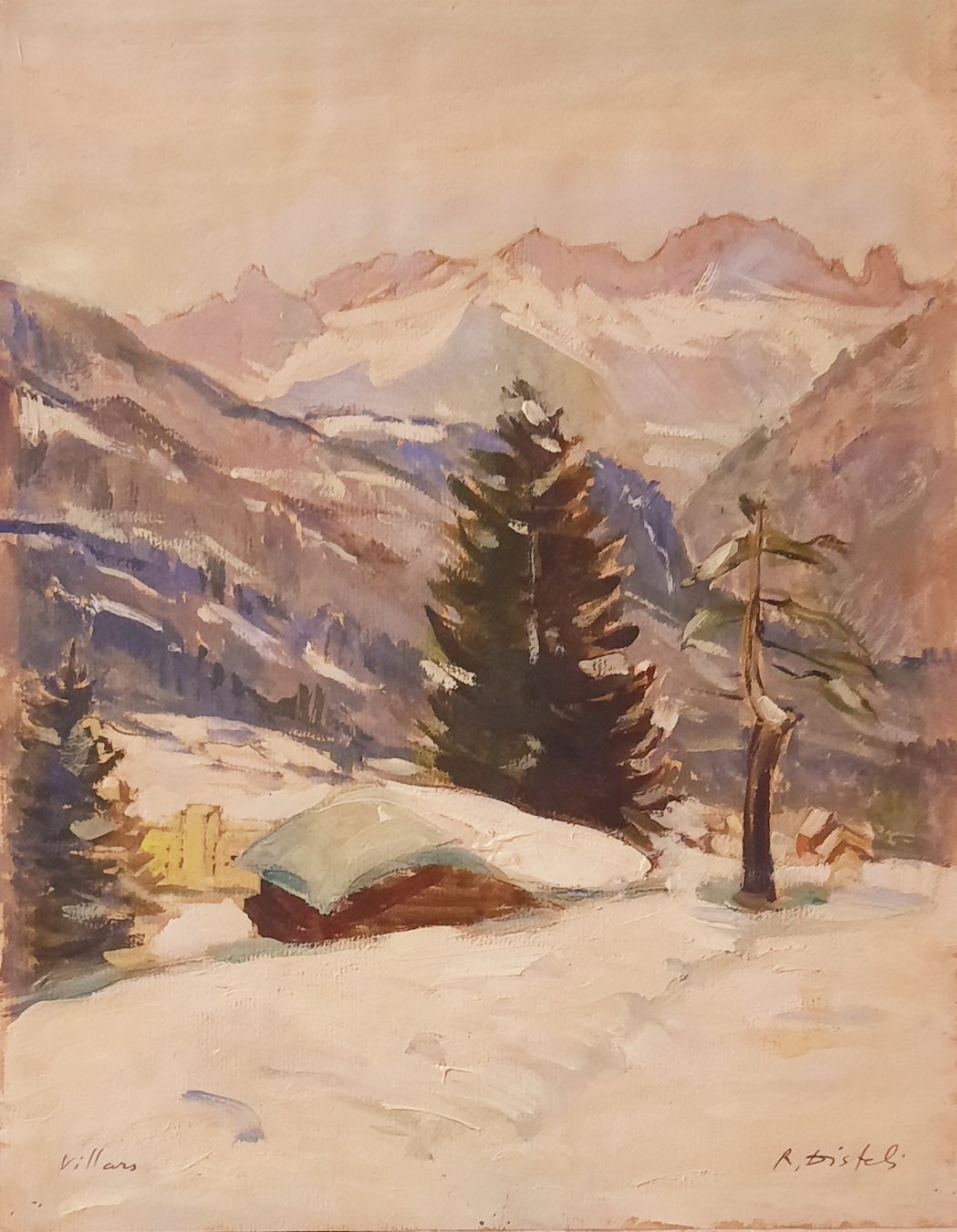 Dipinti: REYNOLD OSCAR DISTELI 1893 - 1969 – Usato da Genève venduto da Enigme8