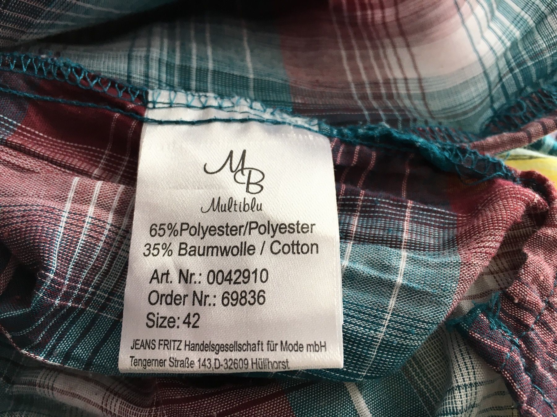 Blusen: Freizeithemd Gr. 42 v. Multiblu – Neu (gemäss Beschreibung) aus Gächlingen von Tara_devi 2