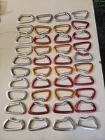 Kletterkarabiner 40 stk diverse Farben gebrauchter Zustand