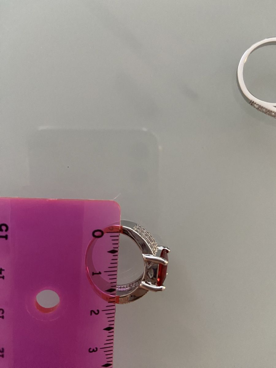 Anelli: Ring mit rotem Zirkonia/ Modeschmuck – Nuovo e nell'imballaggio originale da Bülach venduto da kittygismo 4