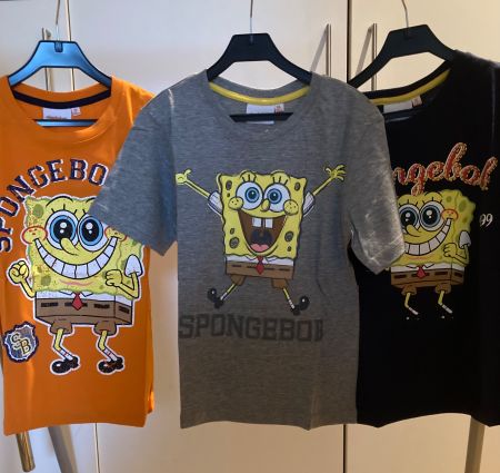 Spongebob 3 T-Shirt Gr:128, Neu. Restposten Aktion 3 für 2