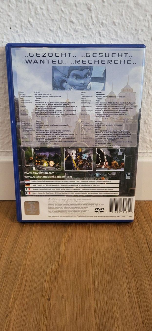 Sony Giochi: PS2 - Ratchet and Clank – Usato da Münsingen venduto da DigitaleSpielecke 1