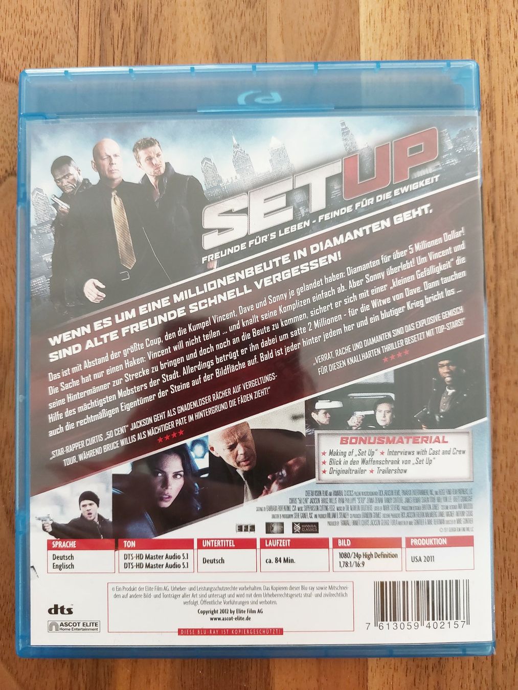 Tutti i DVDs: Blu Ray - Set Up mit Bruce Willis – Usato da Rheinfelden venduto da FilmAuktion 1