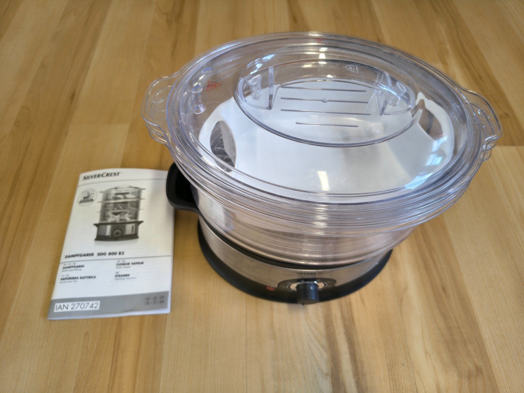 SilverCrest Elettrodomestici da cucina: Silvercrest Dampfgarer SDG 800 B2 – Usato da Ennetbürgen venduto da Benny87