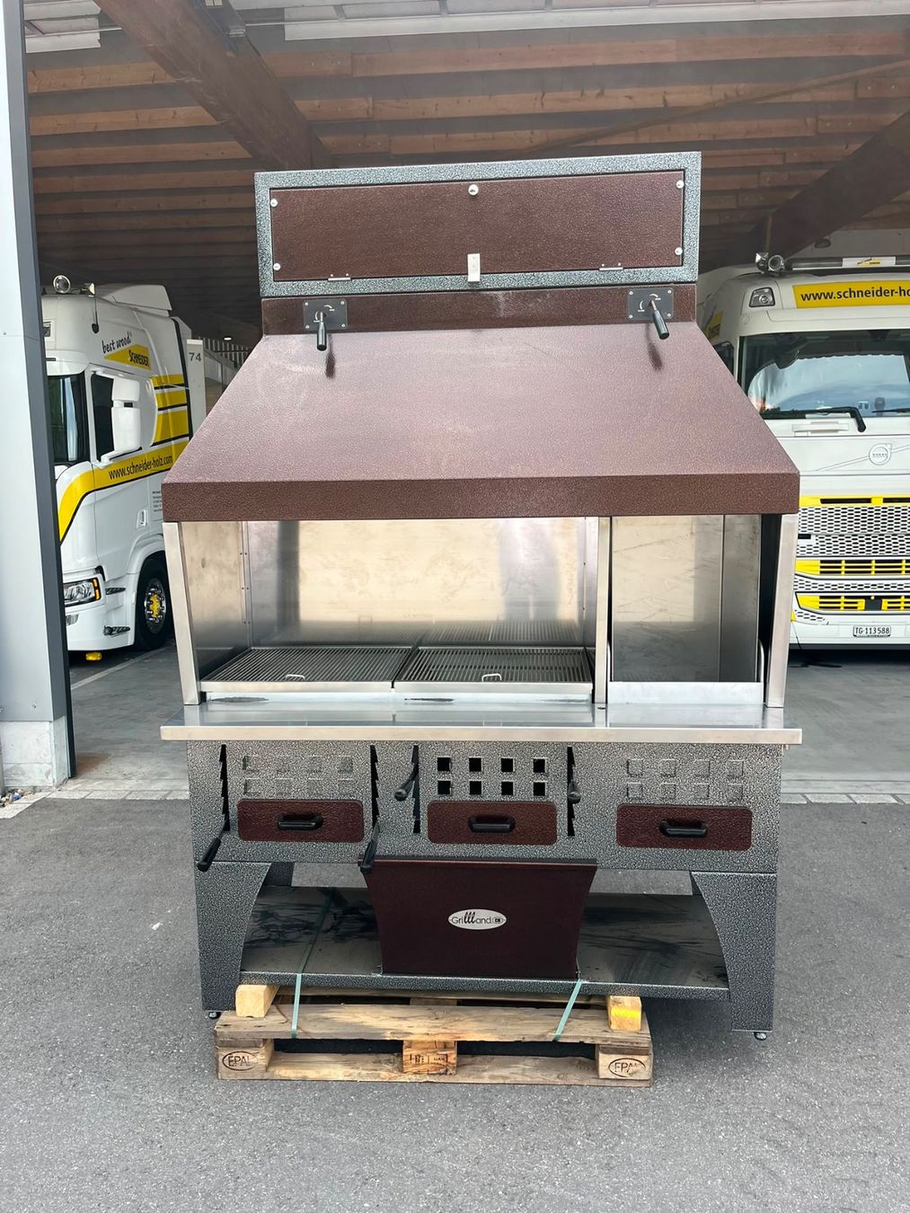 Grills: Holzkohle Grill Edelstahl – Gebraucht aus Turbenthal von sch_8bqz 1