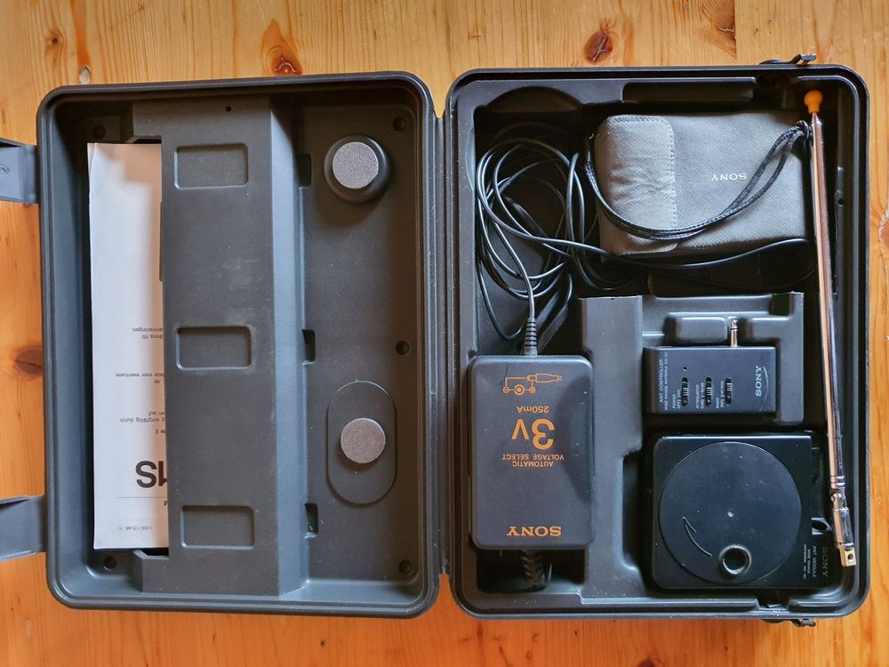Kit Riparazione Completo Per Radio Sony ICF-SW1: Condensatori, LED, Super Cap, Strumento E Istruzioni. Nuovo.