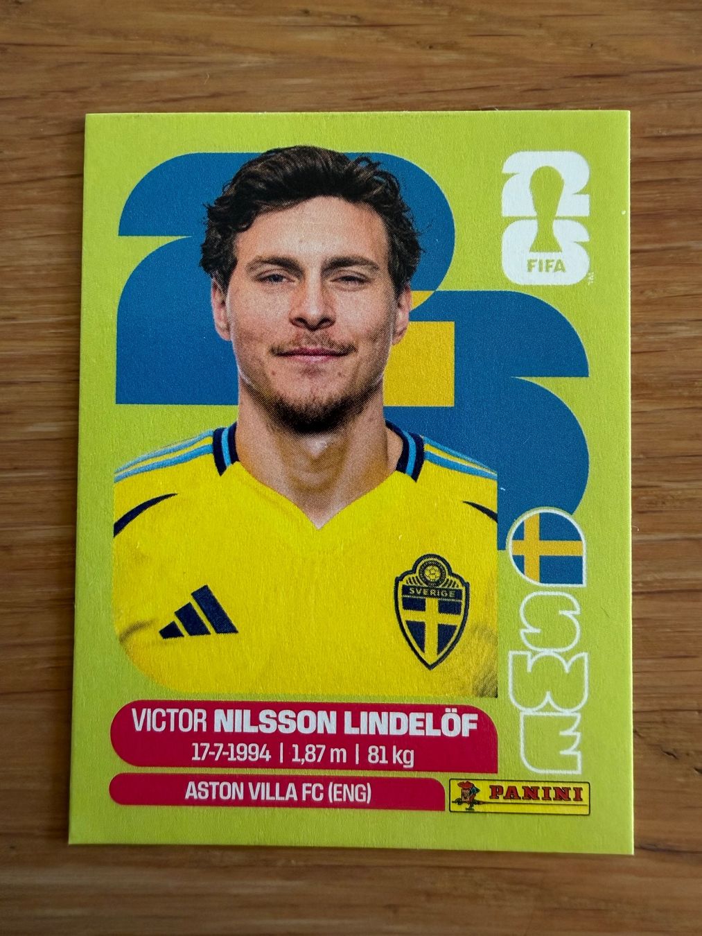 Panini Carte collezionabili: Panini SWE 6 Victor Nilsson Lindelöf – Nuovo (secondo la descrizione) da Zürich venduto da bel5