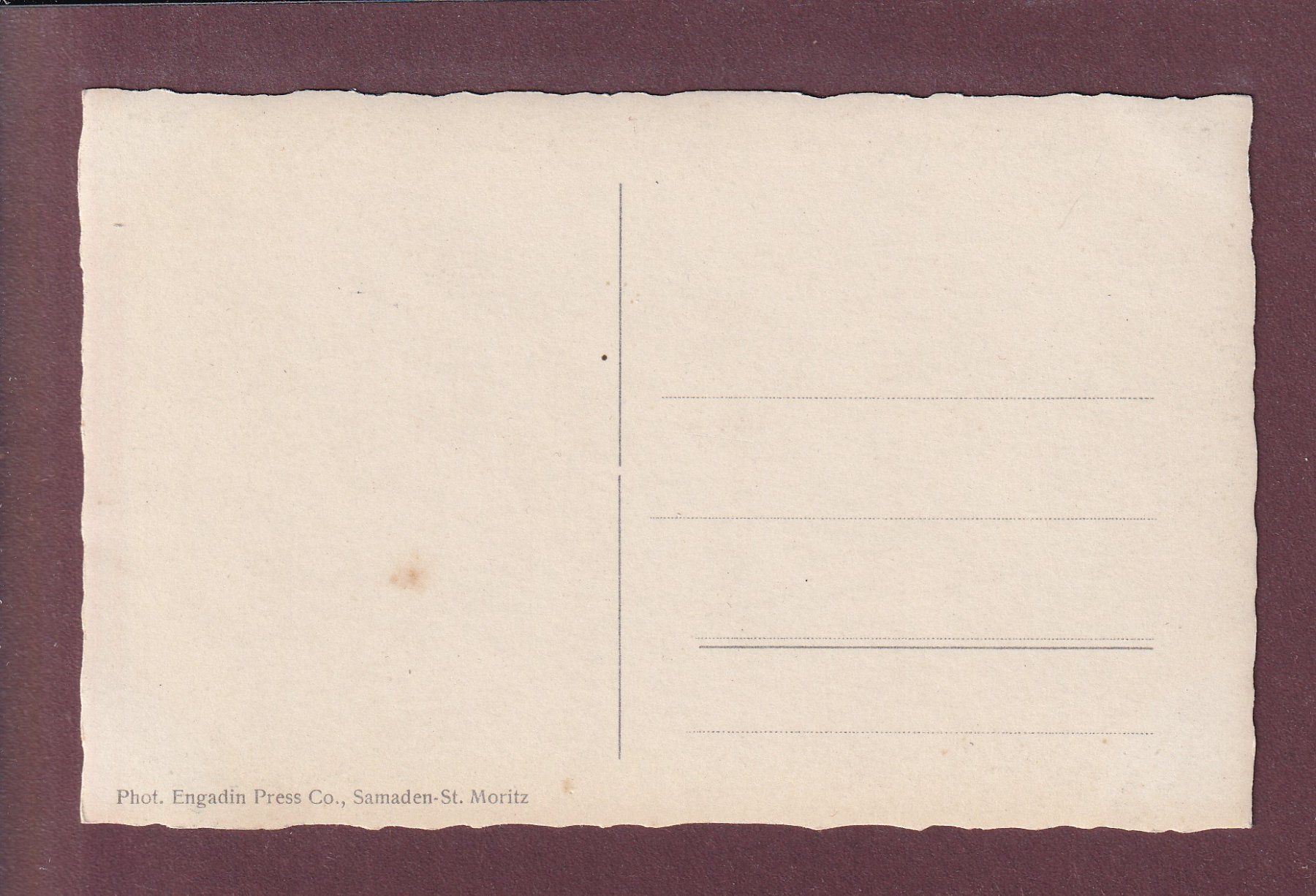 Cartes postales: ST. MORITZ – D'occasion à Pully par nicecards 1