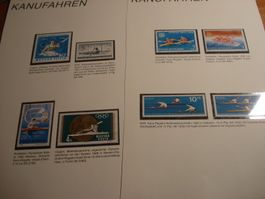 Lot Marken Thema Kanufahren