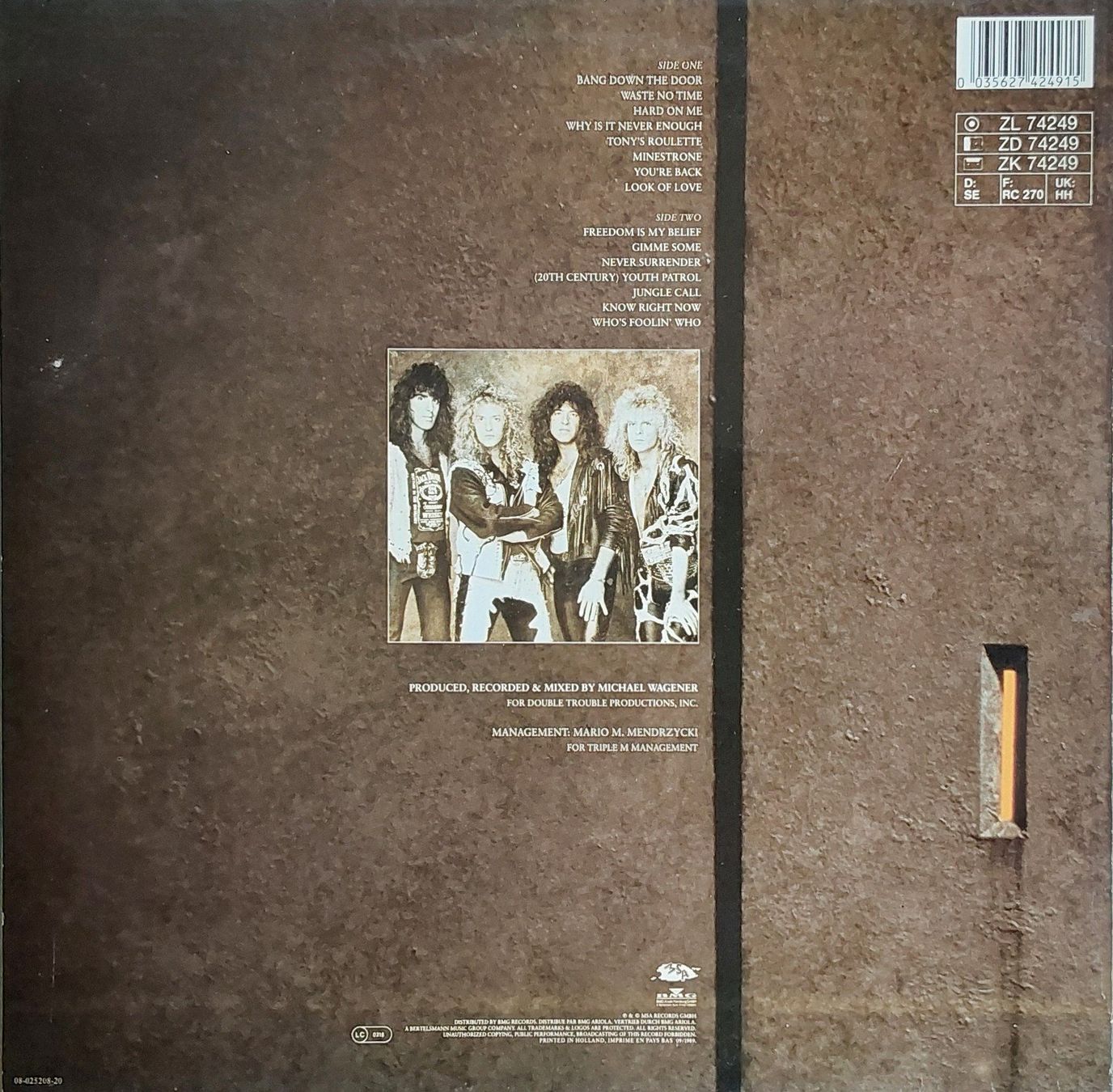 Dischi in vinile: Vinyl LP - Bonfire - Point Blank - 1989 – Usato da Villeret venduto da Fil11 1