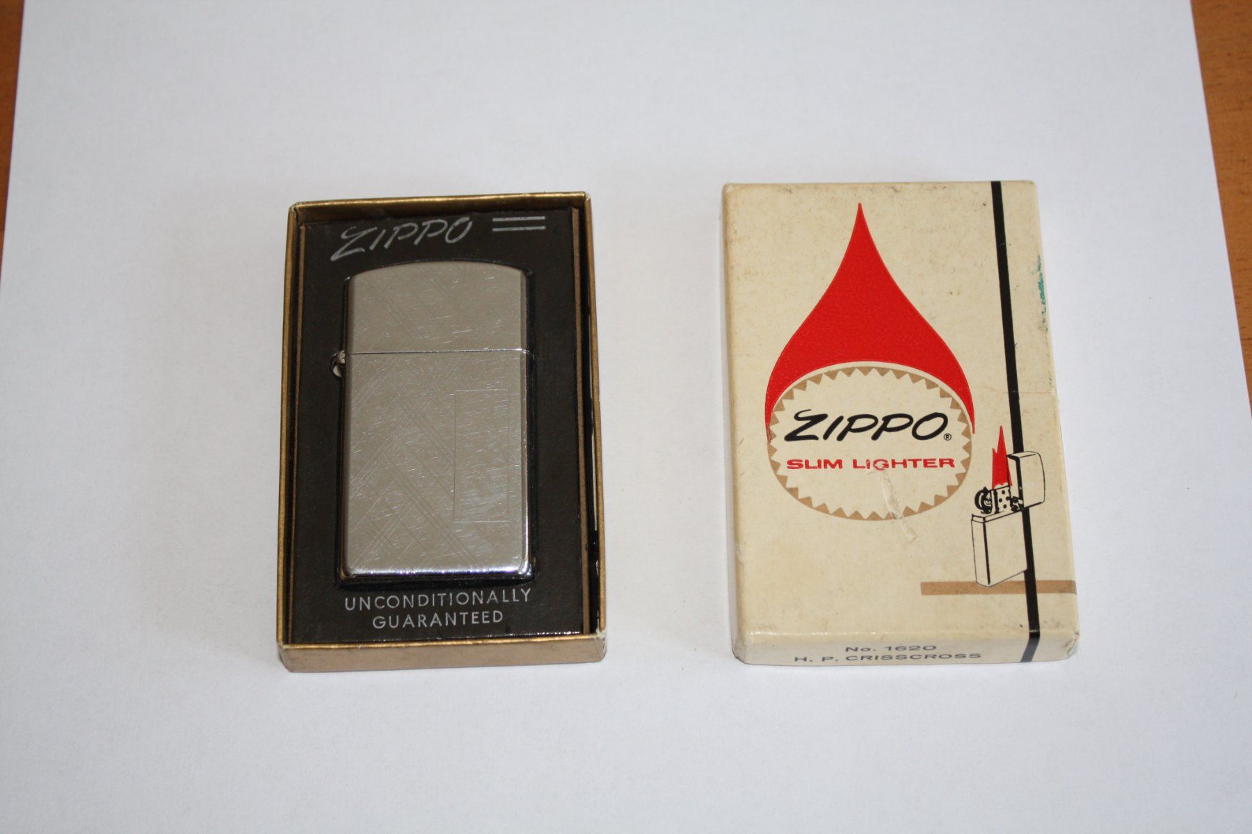 Zippo Accendini: Zippo Slim Lighter mit OVP – Usato da Gattikon venduto da astra24