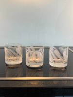 3 Trinkgläser farblos geschnitten/matt Rosenthal Wiinblad