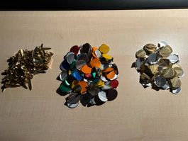 Omega - Eckenklammern assortiert und Musterklammern