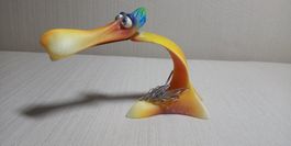 Magnetischer Büroklammer‑Halter in Tierform Vintage 60's RAR