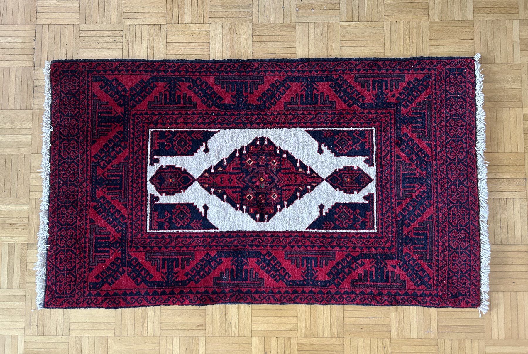 Tappeti: Roter, Orientteppich, Grösse: 84 x 150cm – Usato da Root venduto da msshop