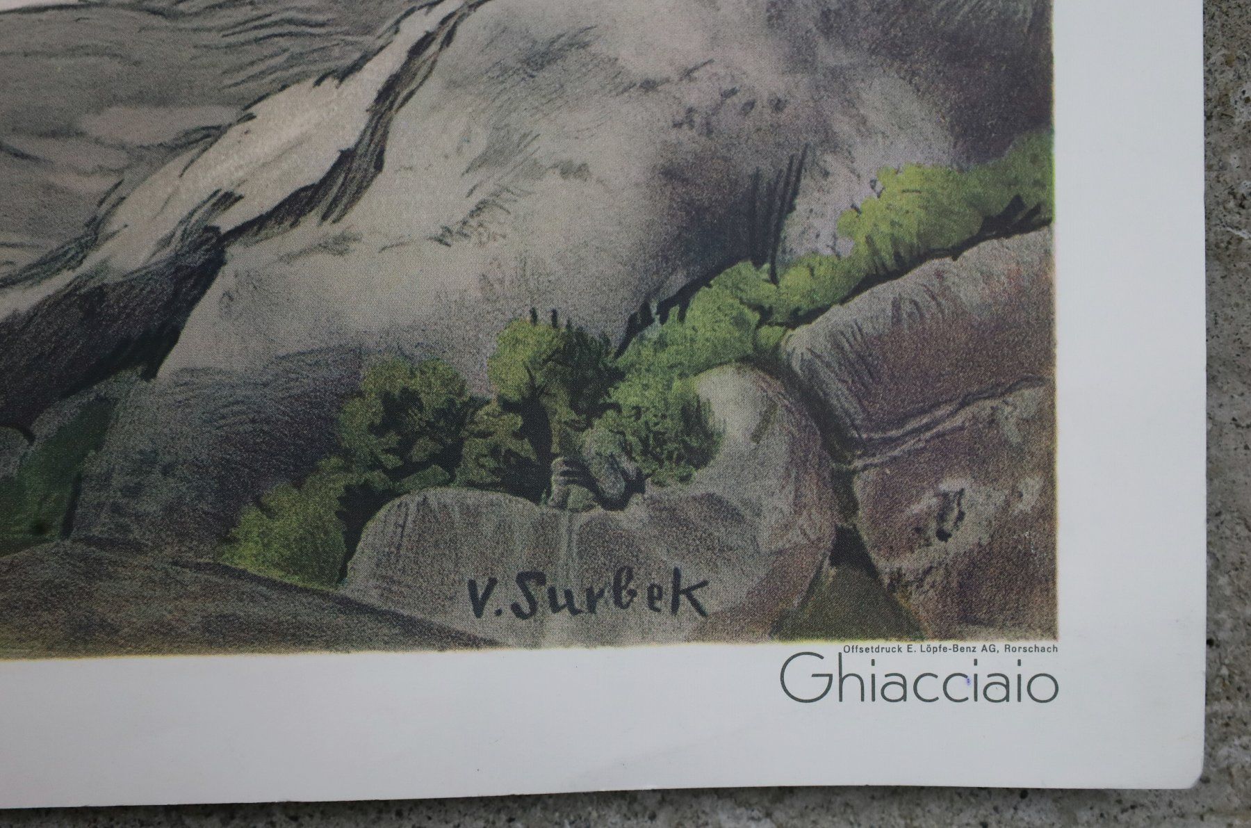 Foto & Immagini: Schulwandbild "Gletscher (Tschierva-Roseg)" – Usato da Birrwil venduto da brandschatz_birrwil 3