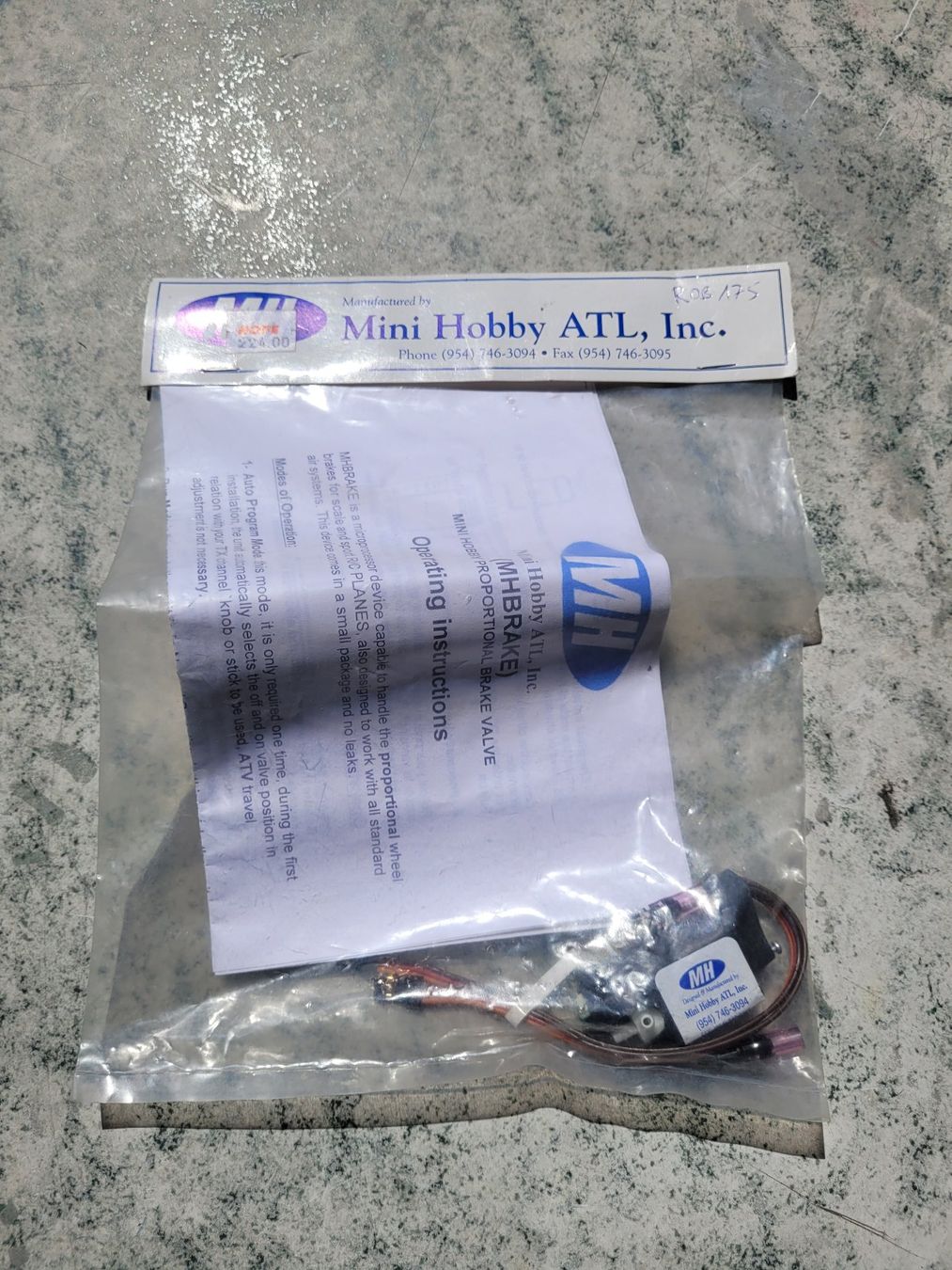 Mini Hobby (MH Brake) Bremsventil für Jets, Neu+OVP. (Neu und ...