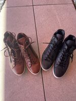 Ecco Leder Sneaker High Schuhe 2 Paar Grösse 40 * Top