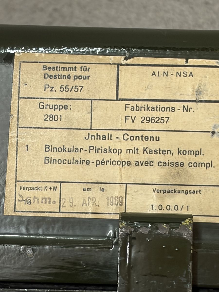 Microscopi: Pereskope / Binokular / CH-Armee – Difettoso da Zürich venduto da Airflow22 8