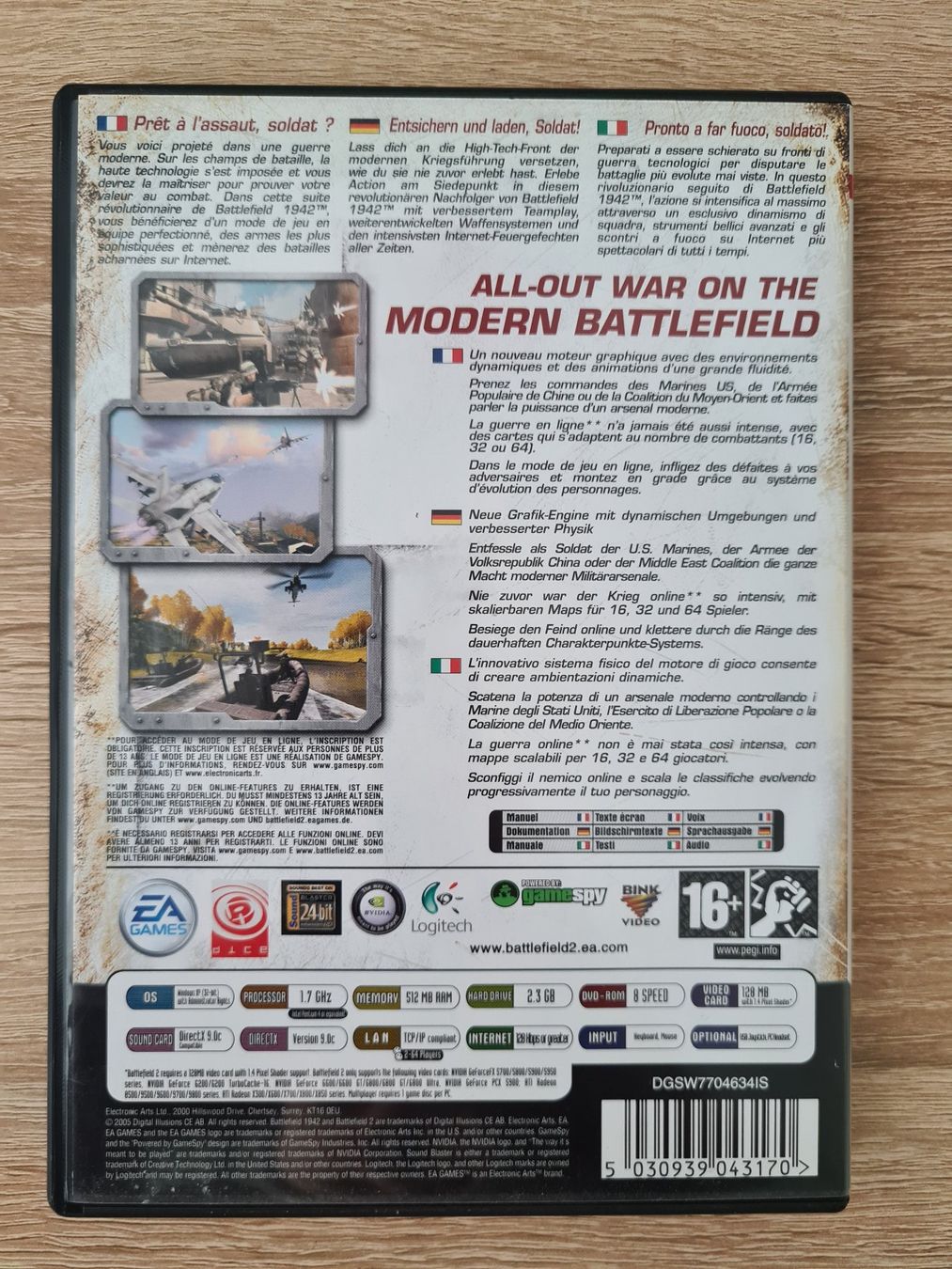 Giochi: Battlefield 2 (Multilanguage Cover) - PC – Usato da Carouge GE venduto da Franllo 1