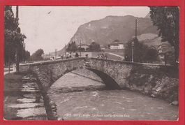 AIGLE LE PONT SUR LA GRANDE EAU 1914