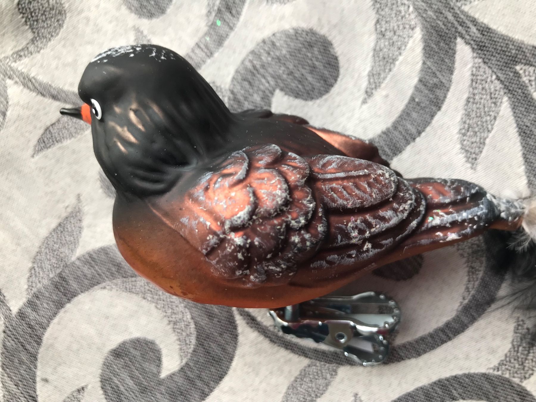 Tutte le decorazioni: Wanderdrossel Vogel Christbaumschmuck – Nuovo e nell'imballaggio originale da Alpnach Dorf venduto da marvo 2