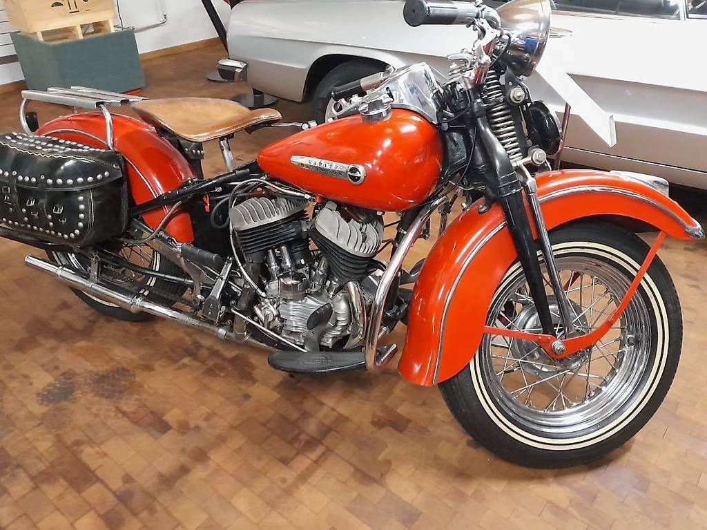 Harley-Davidson Chopper: Oldtimer Harley WL750 1947 – Usato da Oberrüti venduto da Shira69 1